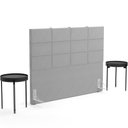 Ver imagem 7 de Cabeceira Cama Box Casal 140 cm Roma W01 Suede Cinza - Lyam Lyam Decor