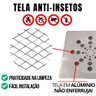 Tela Protetora para Ralo Grelha Redondo 15x15 em Alumínio - 4