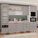 Ver imagem 3 de Armário de Cozinha Genialflex Iluminata Liz Branco Fendi