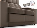 Ver imagem 7 de Sofá com Porta Copos e Carregador Usb Eureka 1,70m Assento Retrátil e Reclinável Velosuede