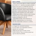 Ver mais imagens de Poltrona Corino Premium Base Madeira Maciça Maya