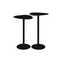 Ver imagem 6 de Mesa Lateral Wing Baixa Organica 39x34cm Decoração Moderna:preto