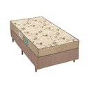 Ver imagem 1 de Cama Box Solteiro: Colchão Espuma D45 Polar Pérola Clean + Base CRC Rústico Clean(88x188)
