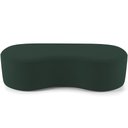 Ver imagem 3 de Kit Puff Redondo Lola e Puff Recamier Orgânico Orbit W01 Linho Verde Musgo - Lyam Decor