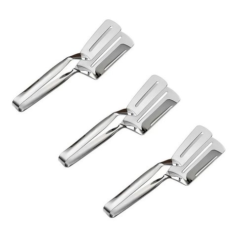 Kit 3 Pegador Duplo Twin Inox Porções Salgados Frituras Assados Restaurante