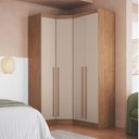 Ver imagem 1 de Guarda-Roupa Modulado 3 Peças Infinity Marrom/Cedro/Duna Line