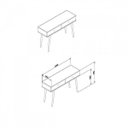 Ver imagem 2 de Aparador 2 Gavetas Retrô Rt3031 Espresso Móveis