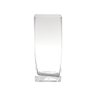 VASO VIDRO BASIC CLEAR LONG SQUARE TRANSPARENTE 10X10X25 CM - 2