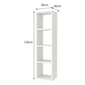 Closet Nicho Estante Sapateira Supenso de Parede Aberto Madeira Mdf:branco - 5
