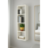 Closet Nicho Estante Sapateira Supenso de Parede Aberto Madeira Mdf:branco - 2