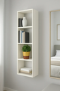 Ver imagem 2 de Closet Nicho Estante Sapateira Supenso de Parede Aberto Madeira Mdf:branco