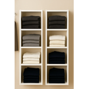 Ver imagem 3 de Closet Nicho Estante Sapateira Supenso de Parede Aberto Madeira Mdf:branco