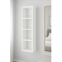 Ver imagem 4 de Closet Nicho Estante Sapateira Supenso de Parede Aberto Madeira Mdf:branco