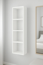 Ver imagem 4 de Closet Nicho Estante Sapateira Supenso de Parede Aberto Madeira Mdf:branco