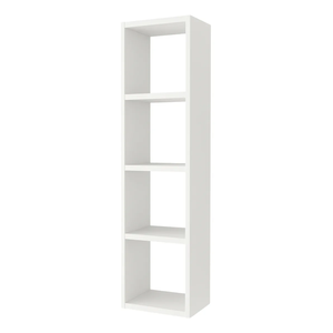 Closet Nicho Estante Sapateira Supenso de Parede Aberto Madeira Mdf:branco
