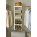 Ver imagem 1 de Closet Nicho Estante Sapateira Supenso de Parede Aberto Madeira Mdf:branco