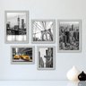 Kit Com 5 Quadros Decorativos - New York Viagem - 023kq01b - 1