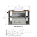 Ver imagem 6 de Gabinete de Banheiro com Cuba 1 Porta 1 Gaveta Toalheiro 80cm Suspenso Multimóveis Crpro-BAL022 Mel