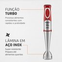 Ver imagem 5 de Mixer Mondial Power Red Premium 2 em 1 com Lâminas em Aço 500w Vermelho/inox 127v - M-10