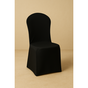 Capa Cadeira Plástico sem Braço, Bar, Restaurante e Eventos:preto