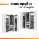 Ver imagem 5 de Guarda Roupas Modulado de Canto Madrid com 5 Portas e 2 Gavetas Maxel