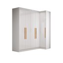 Ver imagem 1 de Guarda Roupas Modulado de Canto Madrid com 5 Portas e 2 Gavetas Maxel