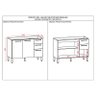 Balcão de Pia Mad Versalhes 120 Cm Freijó Supremo - Kits Paraná - 3