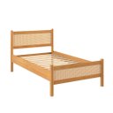 Ver imagem 7 de Cama Solteiro Adulto Rattan Madeira com Estrado Freijó Cefira Idimex