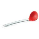 Ver imagem 1 de Concha de Silicone Vermelho com Cabo em Inox 30.5 cm - Mimo Style - ASA1302