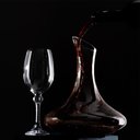 Ver imagem 4 de Decanter de Vinho em Vidro Cristal 1,5 Litros Jarro Aerador Wolff Decantador