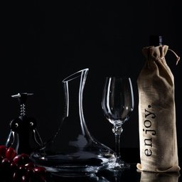 Decanter de Vinho em Vidro Cristal 1,5 Litros Jarro Aerador Wolff Decantador - 3
