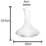 Decanter de Vinho em Vidro Cristal 1,5 Litros Jarro Aerador Wolff Decantador - 8