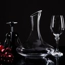 Ver imagem 2 de Decanter de Vinho em Vidro Cristal 1,5 Litros Jarro Aerador Wolff Decantador