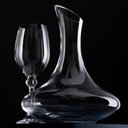 Ver imagem 5 de Decanter de Vinho em Vidro Cristal 1,5 Litros Jarro Aerador Wolff Decantador