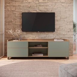 Rack para Tv 75 Polegadas 100% Mdf 58x182cm Flea - 1