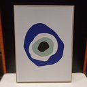 Ver imagem 3 de Quadro Decorativo Enfeite Parede Casa Home&co Mdf 40x30x3cm Azul