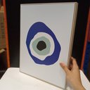 Ver imagem 4 de Quadro Decorativo Enfeite Parede Casa Home&co Mdf 40x30x3cm Azul