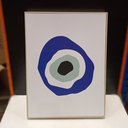 Ver imagem 2 de Quadro Decorativo Enfeite Parede Casa Home&co Mdf 40x30x3cm Azul