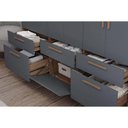 Ver imagem 4 de Guarda Roupa 6 Portas 5 Gavetas Porto Branco - Panan