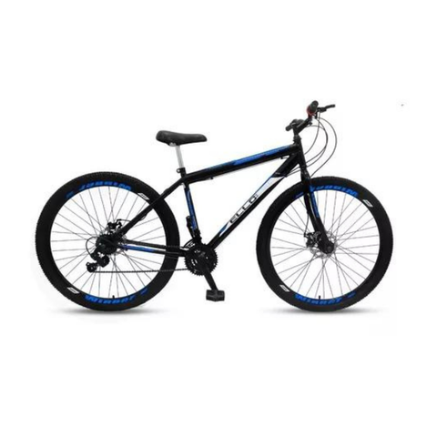 Bicicleta Mountain Bike Velox Aro 29 Freio Disco 21v Ello Cor:preto/azul