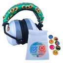 Ver imagem 5 de Fone Redutor de Barulho Girassol Abafador Acolchoado 26db com Jogo