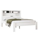Ver imagem 1 de Cama de Casal Madeira com Baú Invicta Santos Andirá Branco