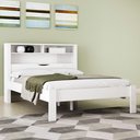 Ver imagem 4 de Cama de Casal Madeira com Baú Invicta Santos Andirá Branco