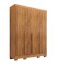 Guarda Roupa Casal 4 Portas 3 Gavetas Domus Cedro - 1