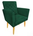 Ver imagem 1 de Poltrona Maitê Suede Verde para Penteadeira