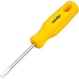 Chave fenda 1/8x2" cromo vanádio - Vonder - 1