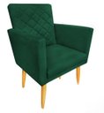 Ver imagem 1 de Poltrona Maitê Suede Verde para Casa