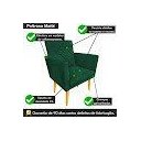 Ver imagem 3 de Poltrona Decorativa Maitê Suede Verde para Penteadeira