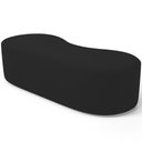 Ver imagem 6 de Puff Decorativo Orgânico para Living Quarto 140cm Orbit W01 Suede Preto - Lyam Decor