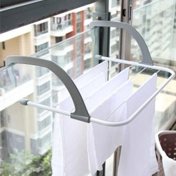 Varal Portátil Ajustável P/ Portas e Janelas - Prático e Versátil - 2